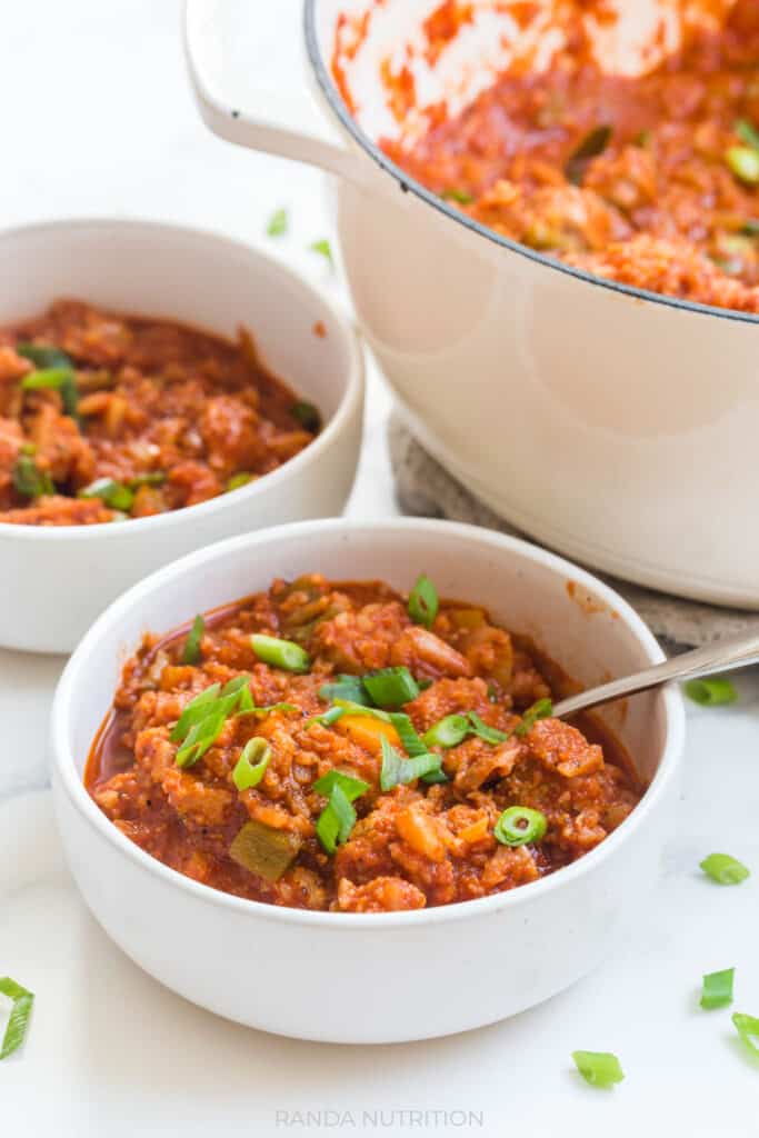 chicken sausage and shrimp jambalaya