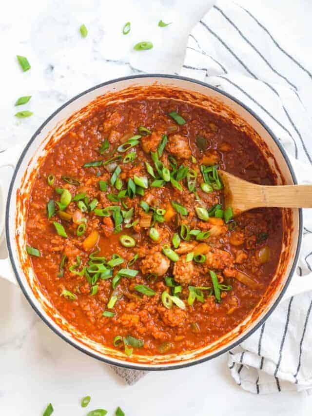 chicken jambalaya with cauliflower rice