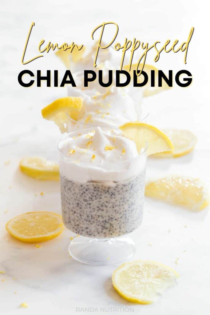 lemon poppyseed chia pudding recipe