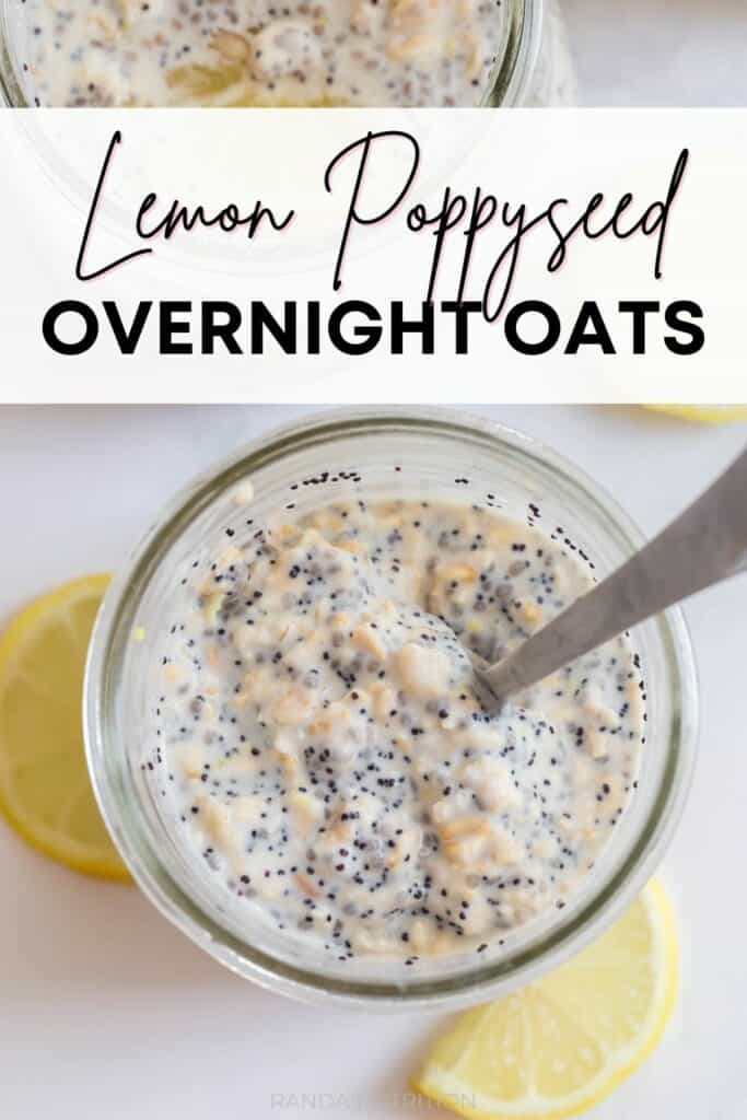 lemon poppy seed overnight oats