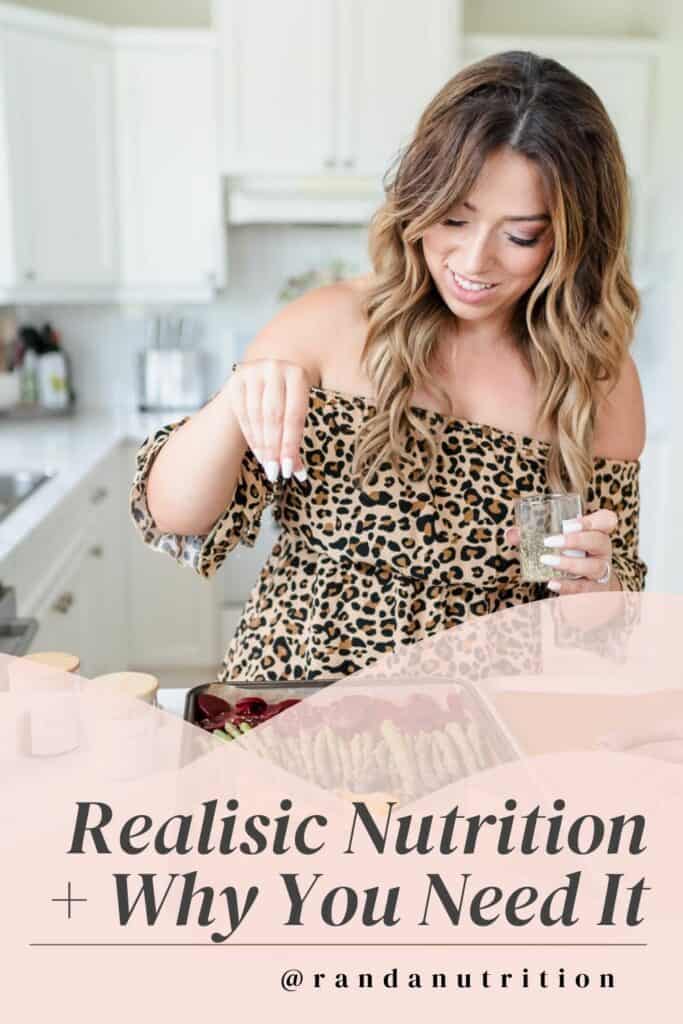 realistic nutrition and why you need it