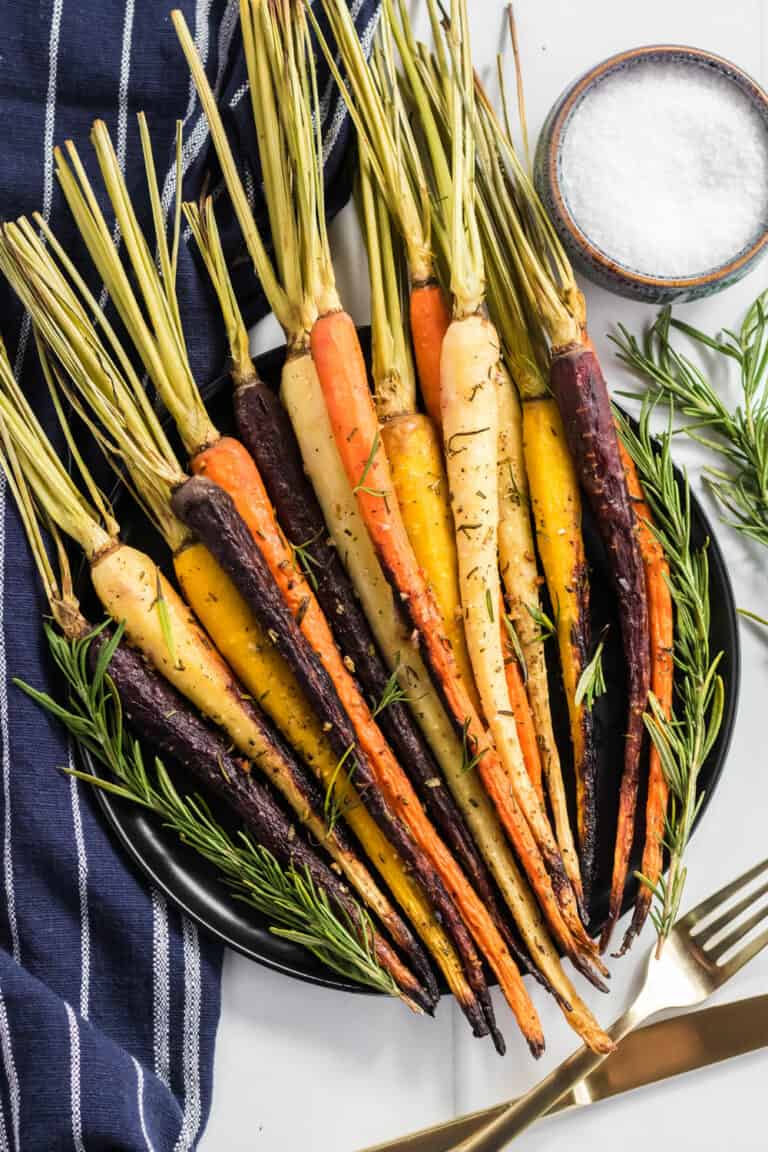 Rosemary Roasted Rainbow Carrots Recipe