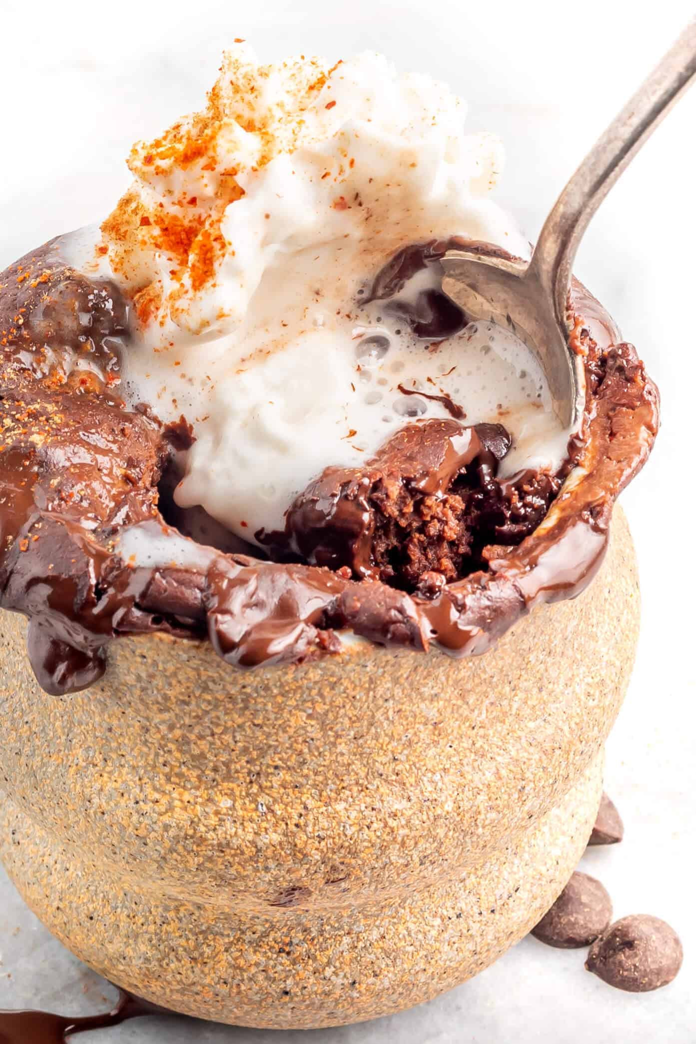 spicy chocolate mug cake recipe