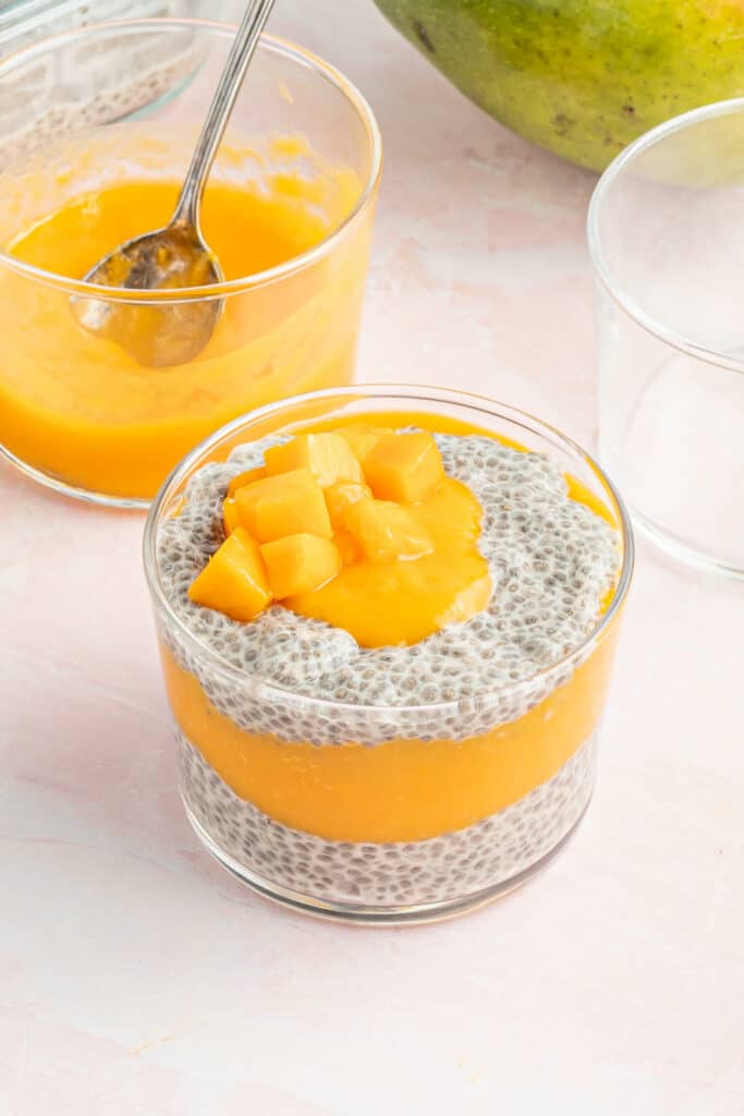 Vanilla Mango Chia Pudding | Randa Nutrition