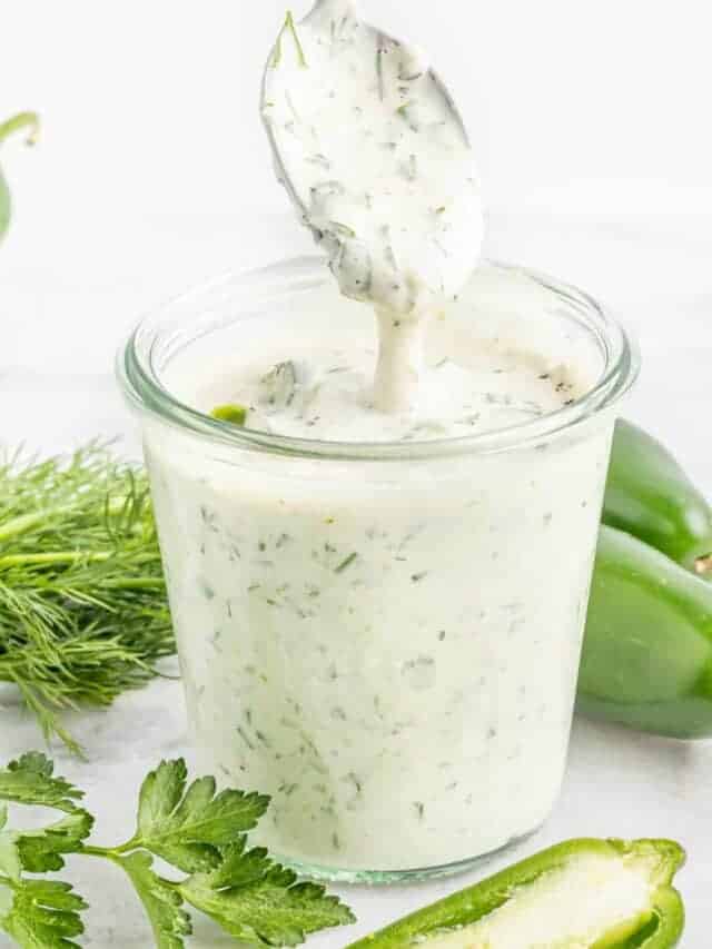 Roasted Jalapeno Ranch Dressing Recipe Story Randa Nutrition