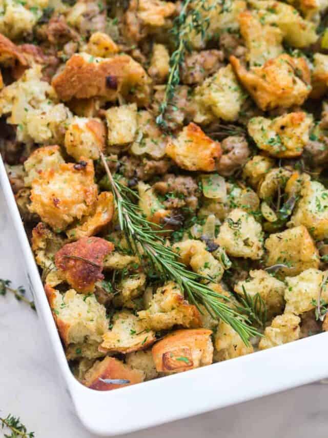 Sourdough Bread Stuffing Recipe | Randa Nutrition