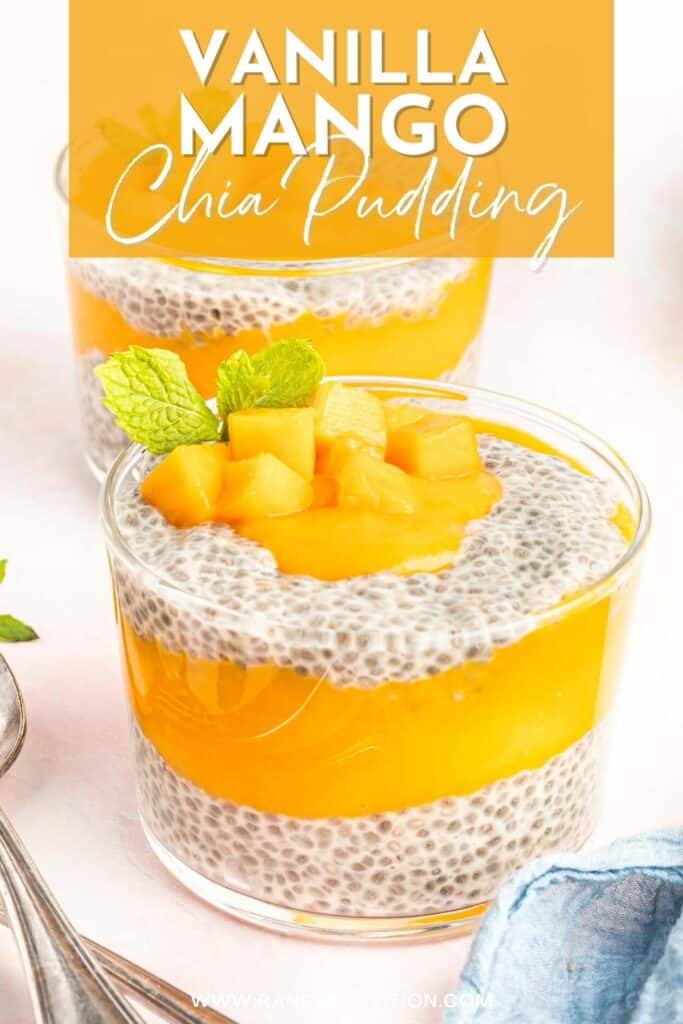 Vanilla Mango Chia Seed Pudding Recipe