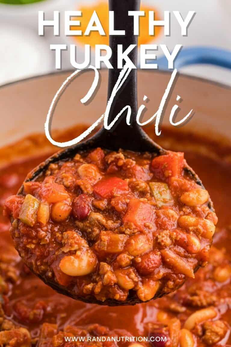 Healthy Turkey Chili Recipe | Randa Nutrition