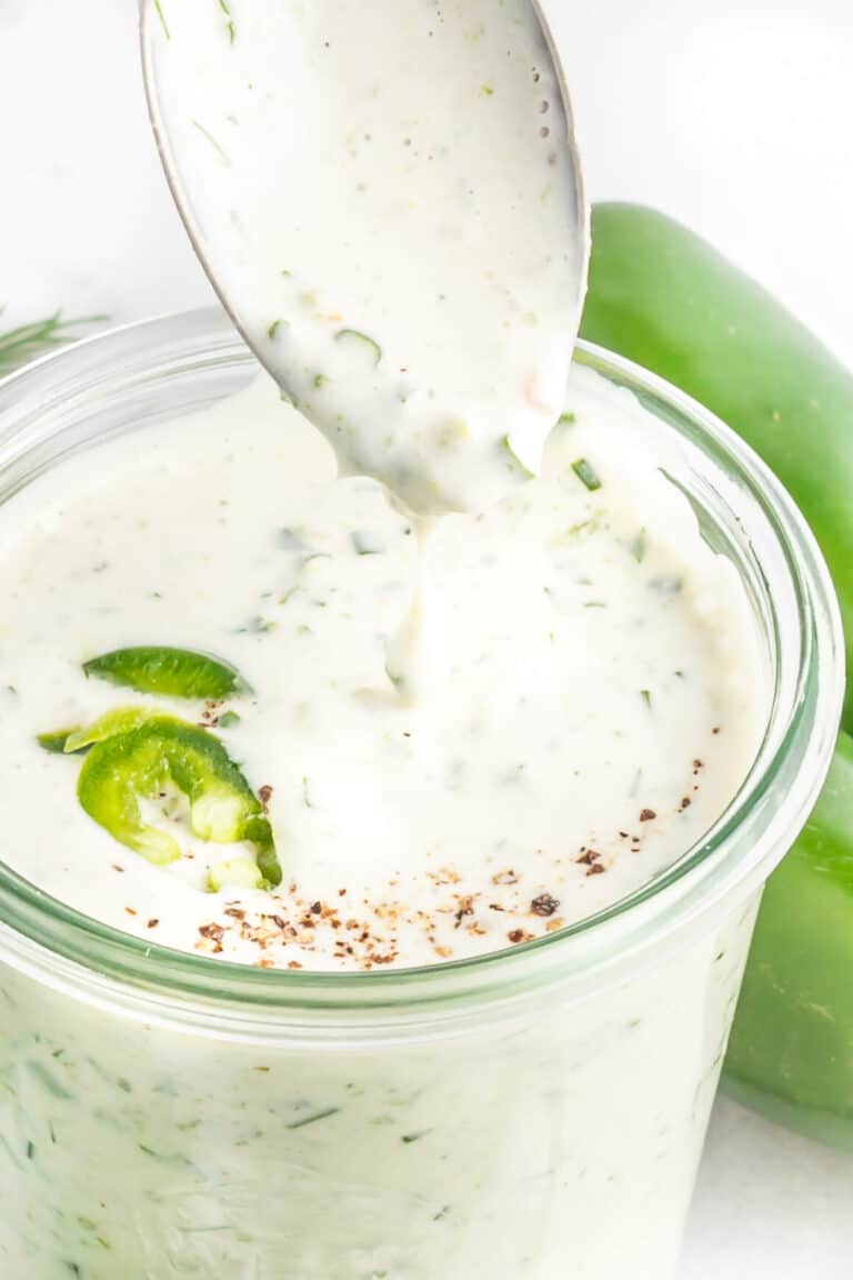 Roasted Jalapeno Ranch Dressing Recipe Randa Nutrition