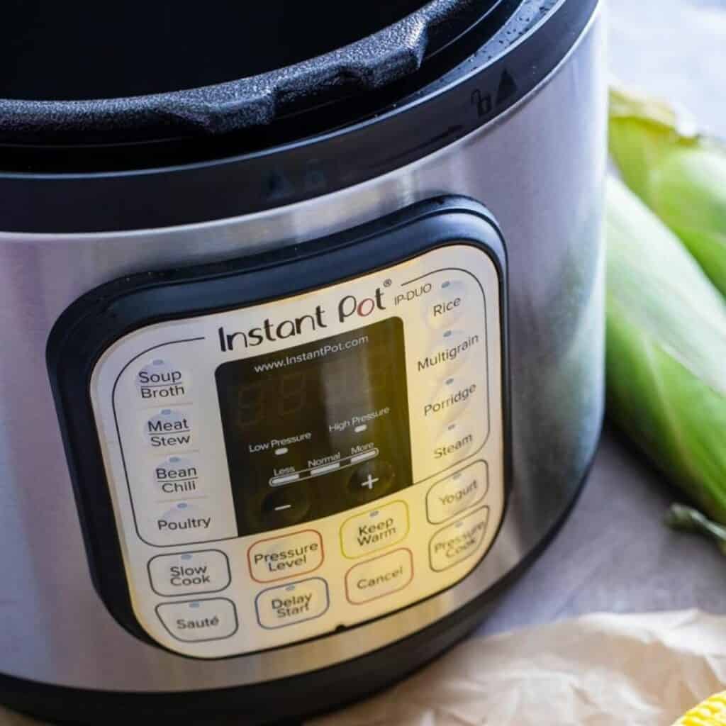 instant pot close up