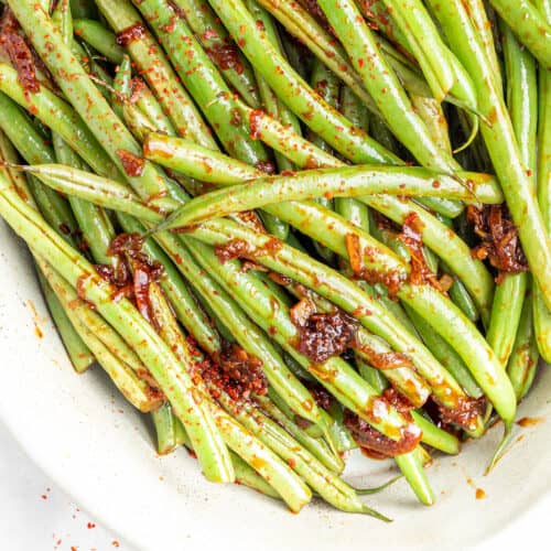 spicy Szechuan green beans recipe