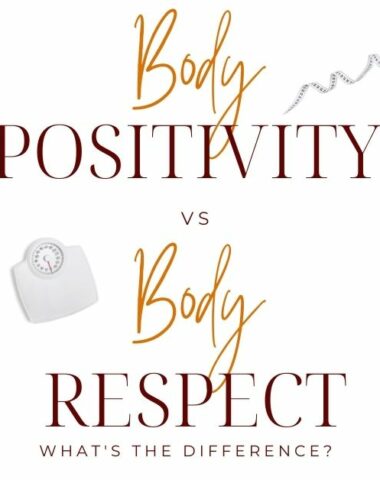 body respect vs body positivity