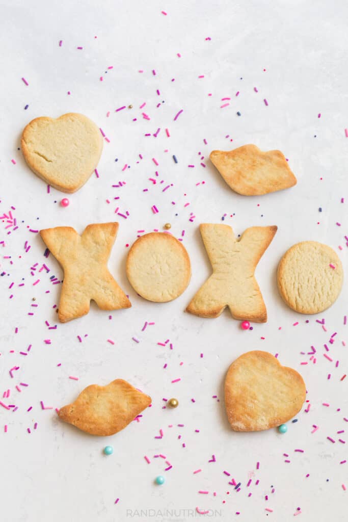 sugar free valentines sugar cookies