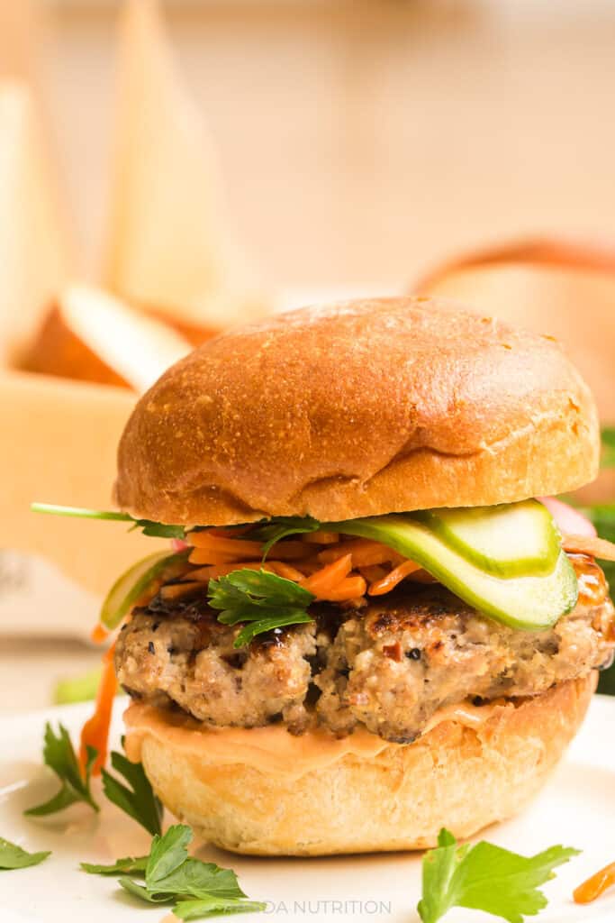 asian style burger