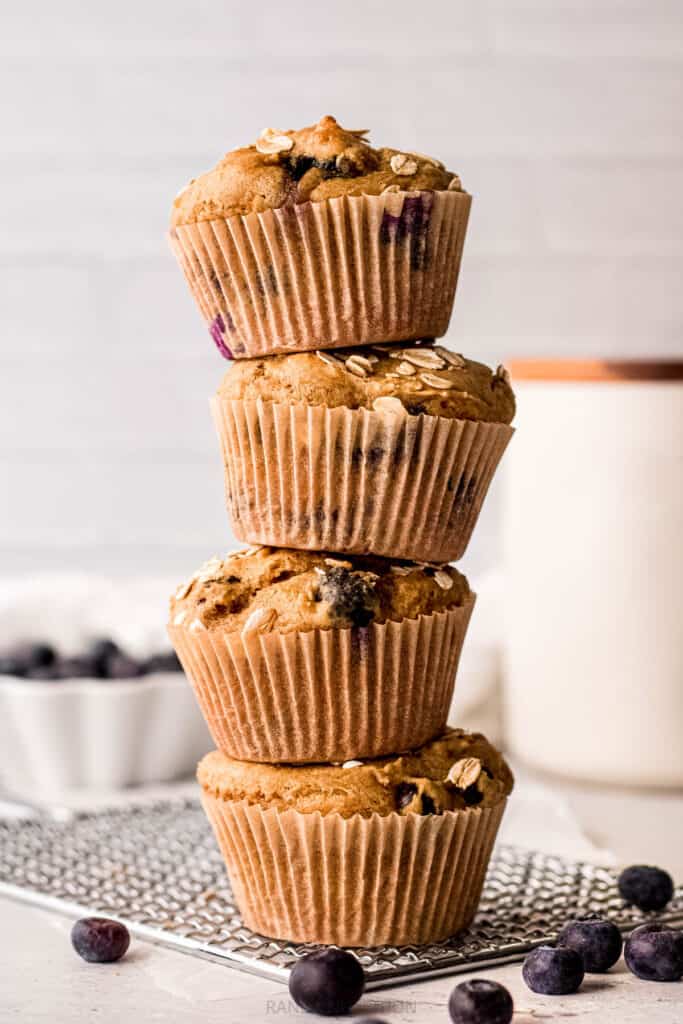 blueberry protein muffins