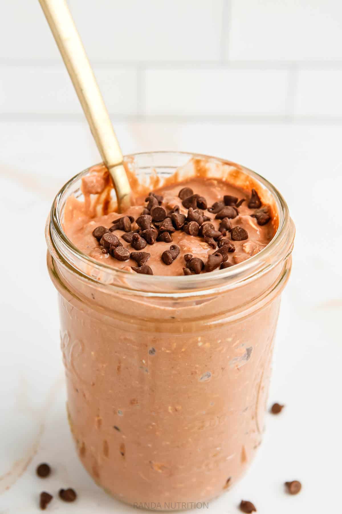 Brownie Batter Overnight Oats Randa Nutrition