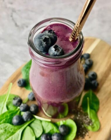 Blueberry Spinach Smoothie 6