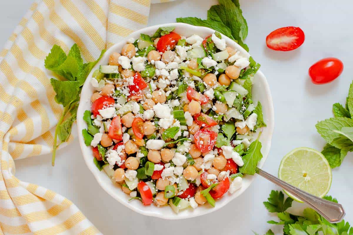 chickpea salad feta 19