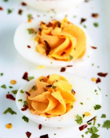 deviled eggs