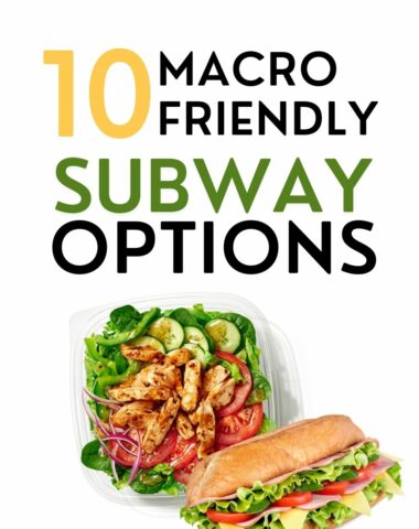 macro friendly subway options