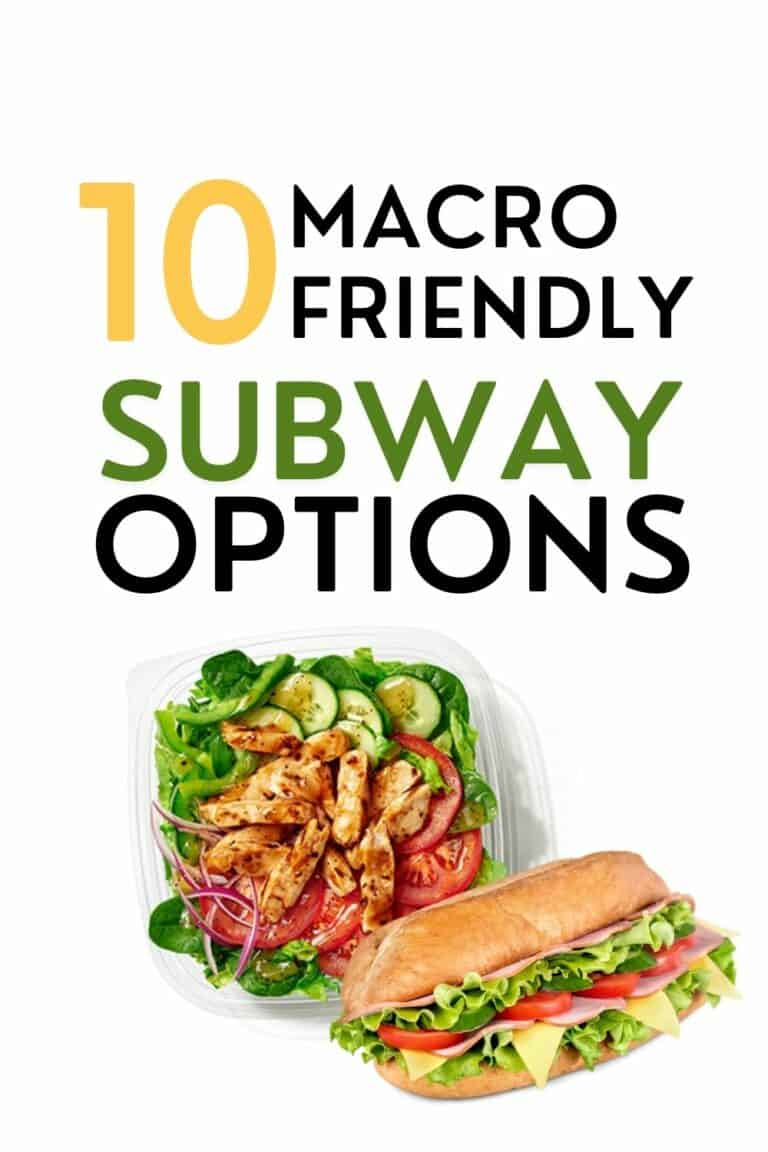 macro friendly subway options