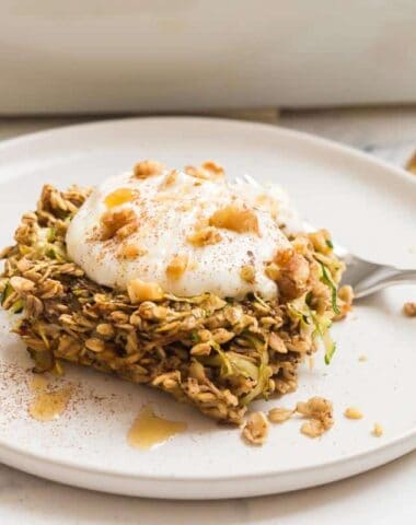 originals zucchini baked oatmeal featured