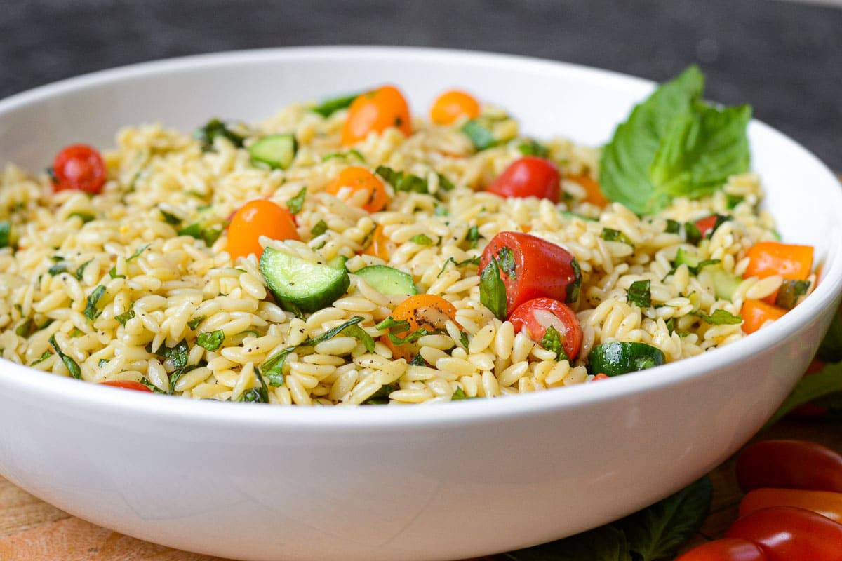 summer orzo salad 8