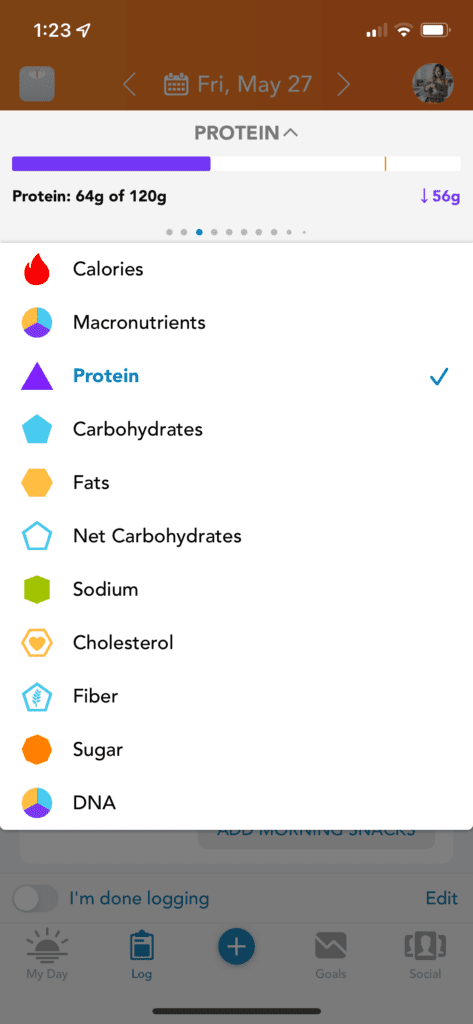 MyFitnessPal vs Second Nature