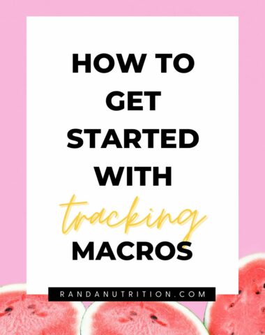 how to start tracking macros