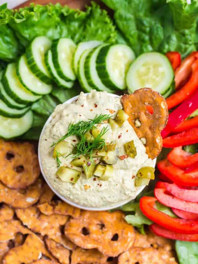 Dill Pickle Hummus Randa Nutrition