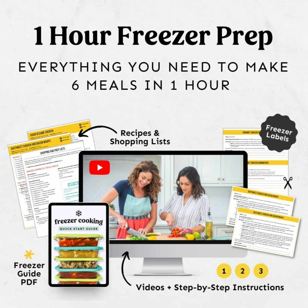 1 hour freezer prep