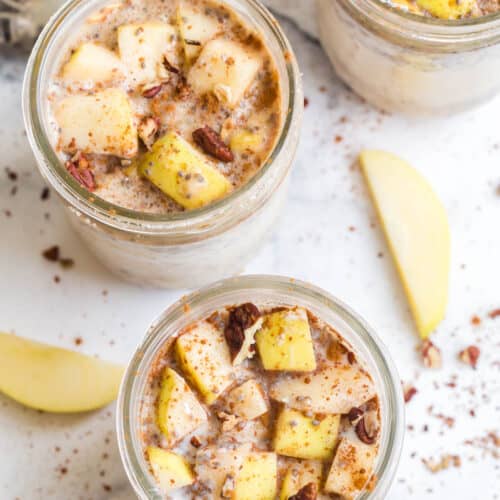 apple cinnamon overnight oats recipe