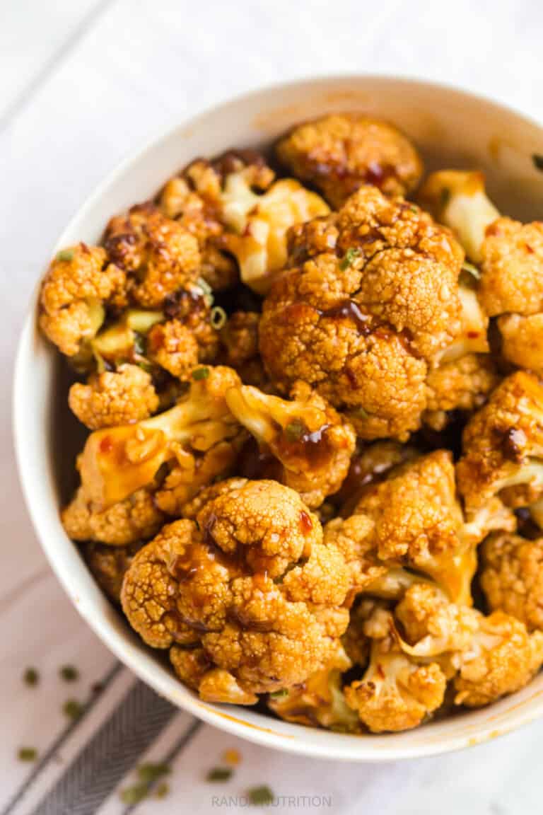 Air Fryer Asian Cauliflower Bites (Gluten Free) Randa Nutrition