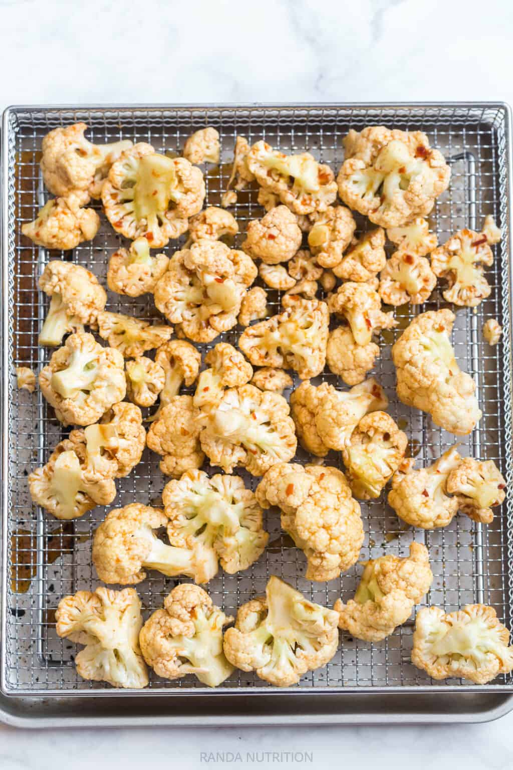Air Fryer Asian Cauliflower Bites (Gluten Free) Randa Nutrition