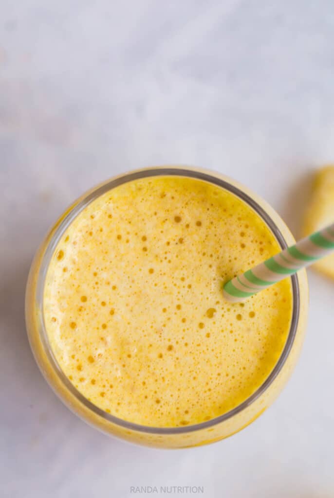 turmeric pineapple protein shake
