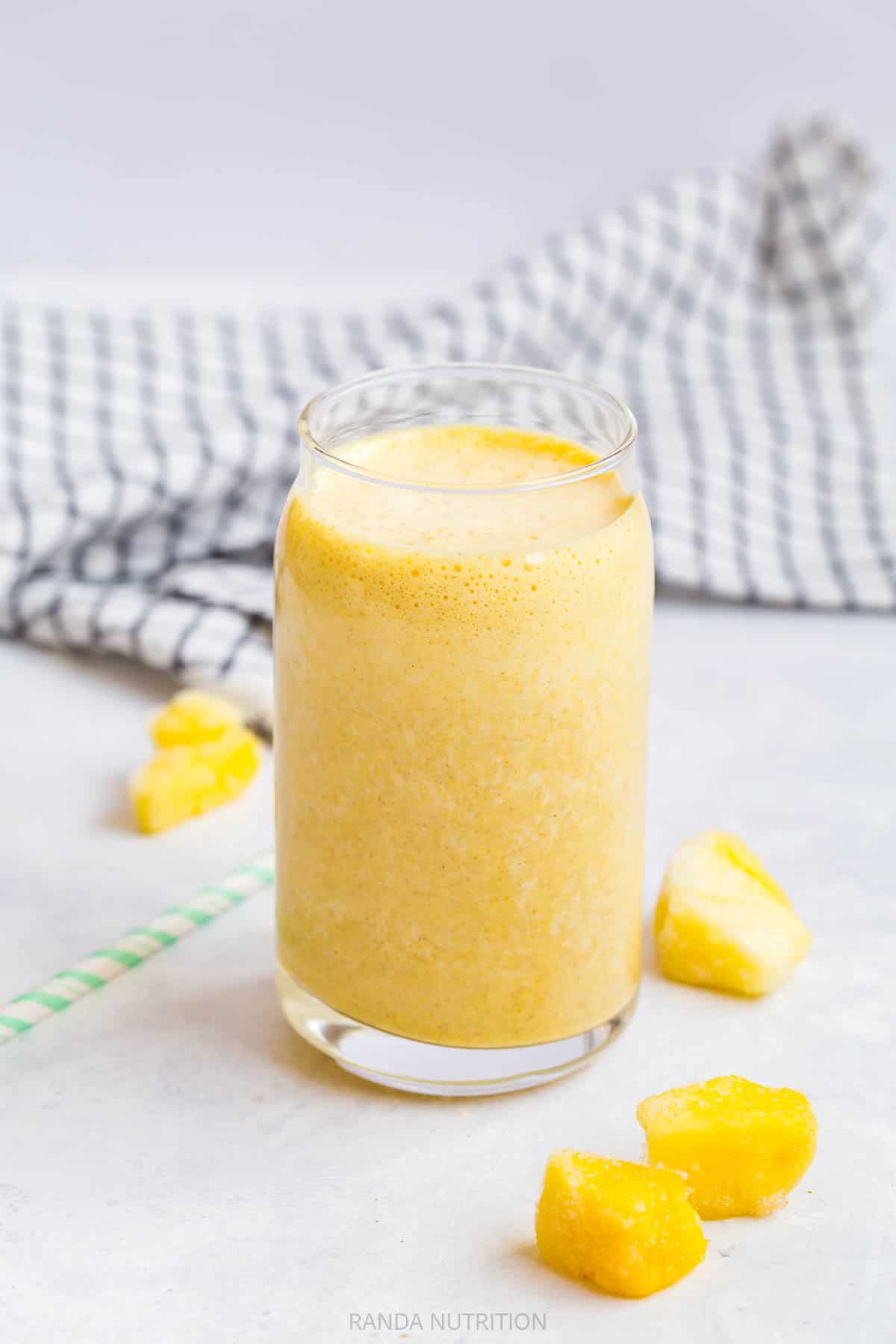 protein pineapple turmeric smoothie
