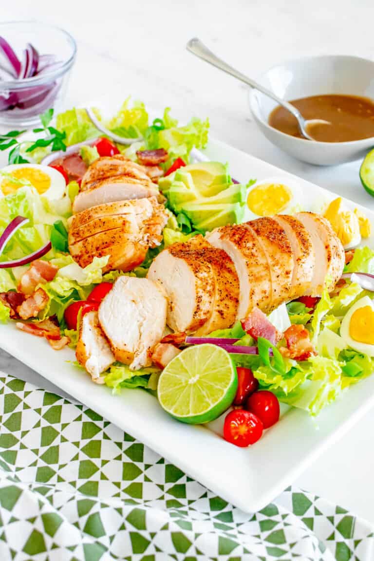 High Protein Chicken Club Salad