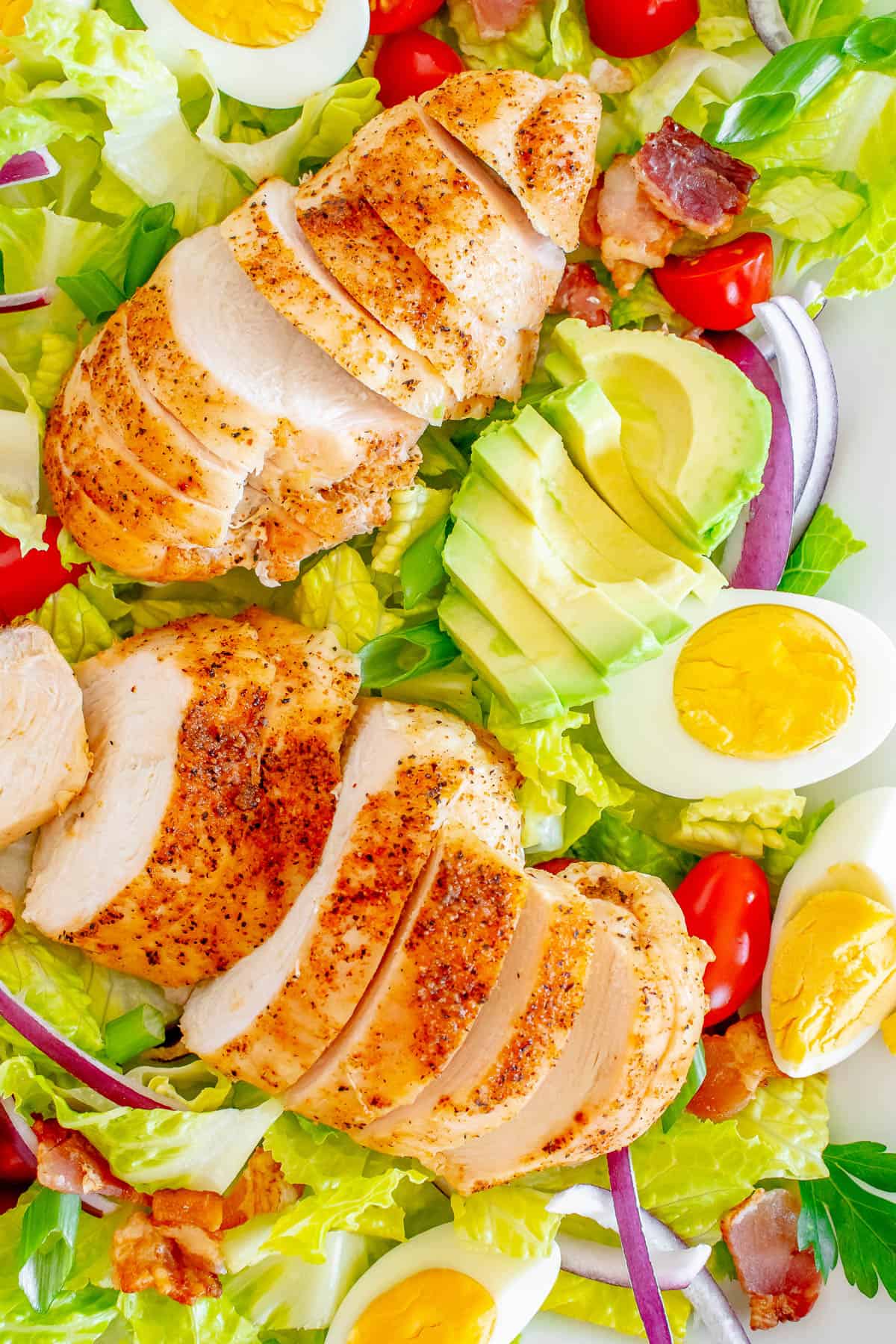 High Protein Chicken Club Salad Randa Nutrition