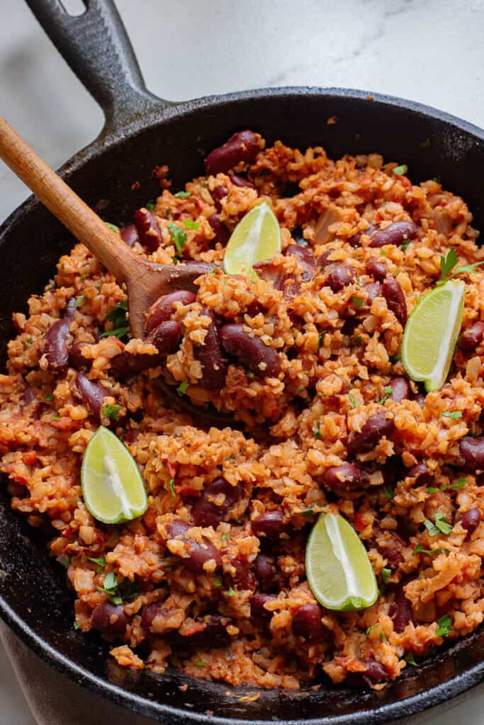 Easy Mexican Cauliflower Rice Recipe (15 Minutes) | Randa Nutrition