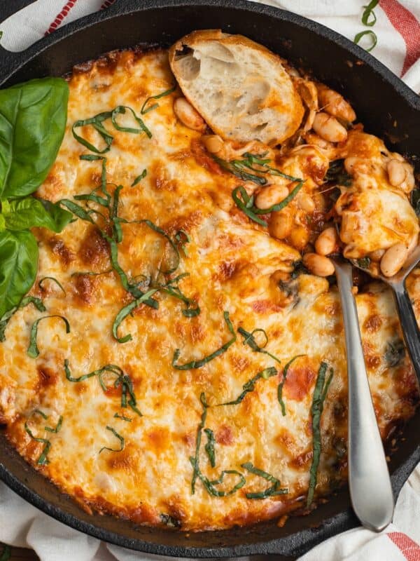 cheesy white bean tomato bake 17