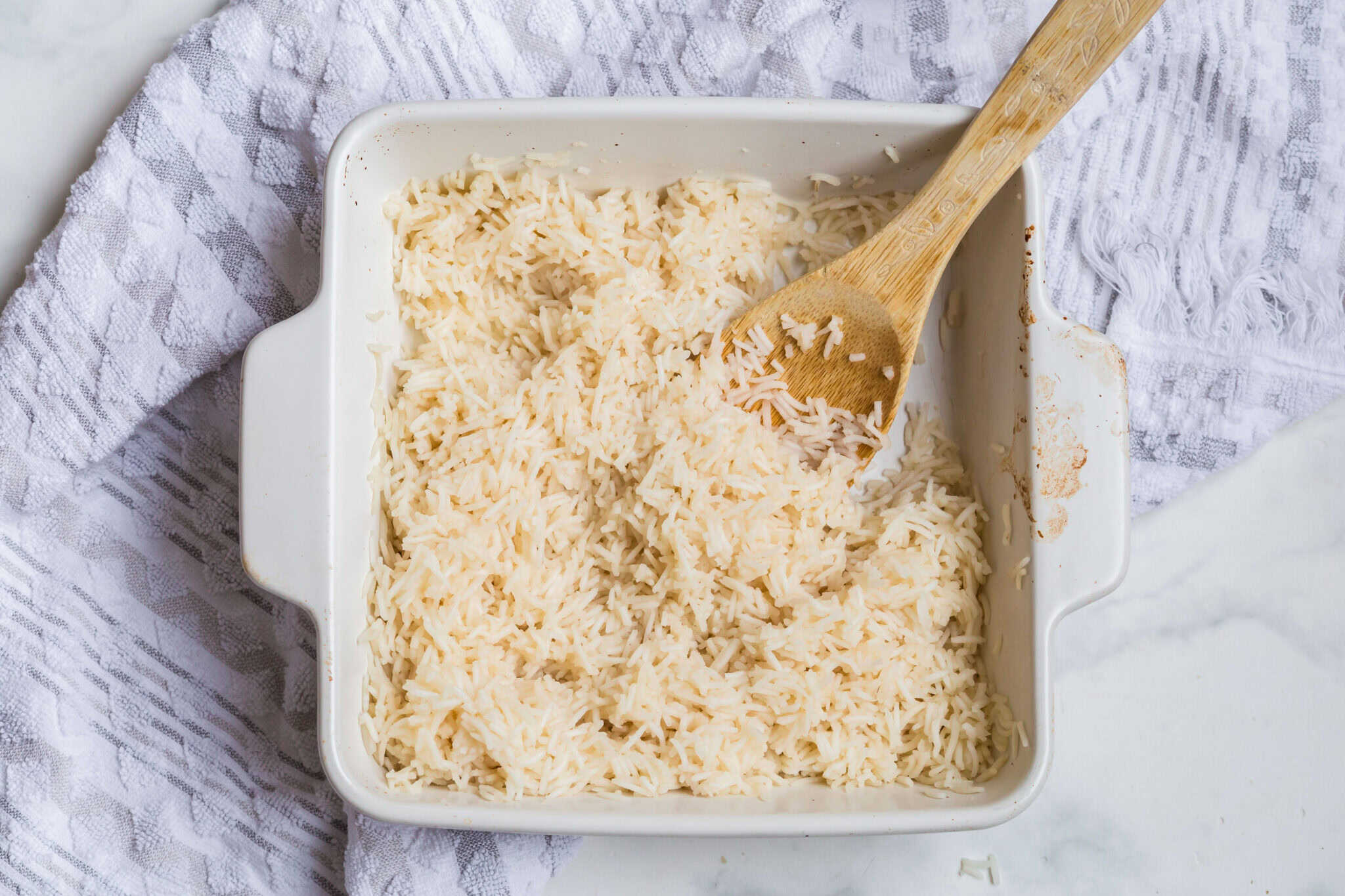 How to Cook Rice In The Oven (White, Brown, or Converted Rice) | Randa ...
