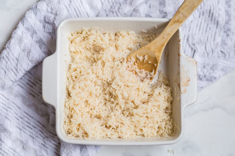How to Cook Rice In The Oven (White, Brown, or Converted Rice) | Randa ...
