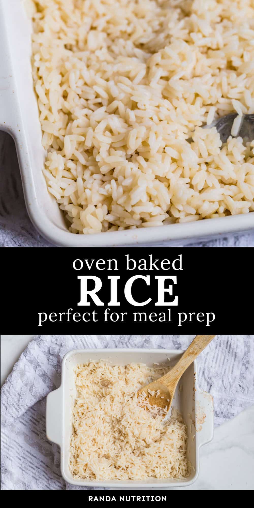 How to Cook Rice In The Oven (White, Brown, or Converted Rice) | Randa ...